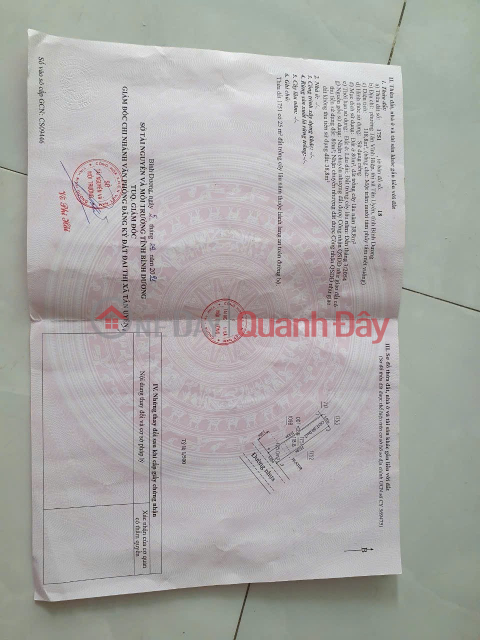 BEAUTIFUL LAND - GOOD PRICE - OWNER NEEDS TO SELL At Dx 07, Tan Vinh Hiep Commune, Tan Uyen, Binh Duong _0