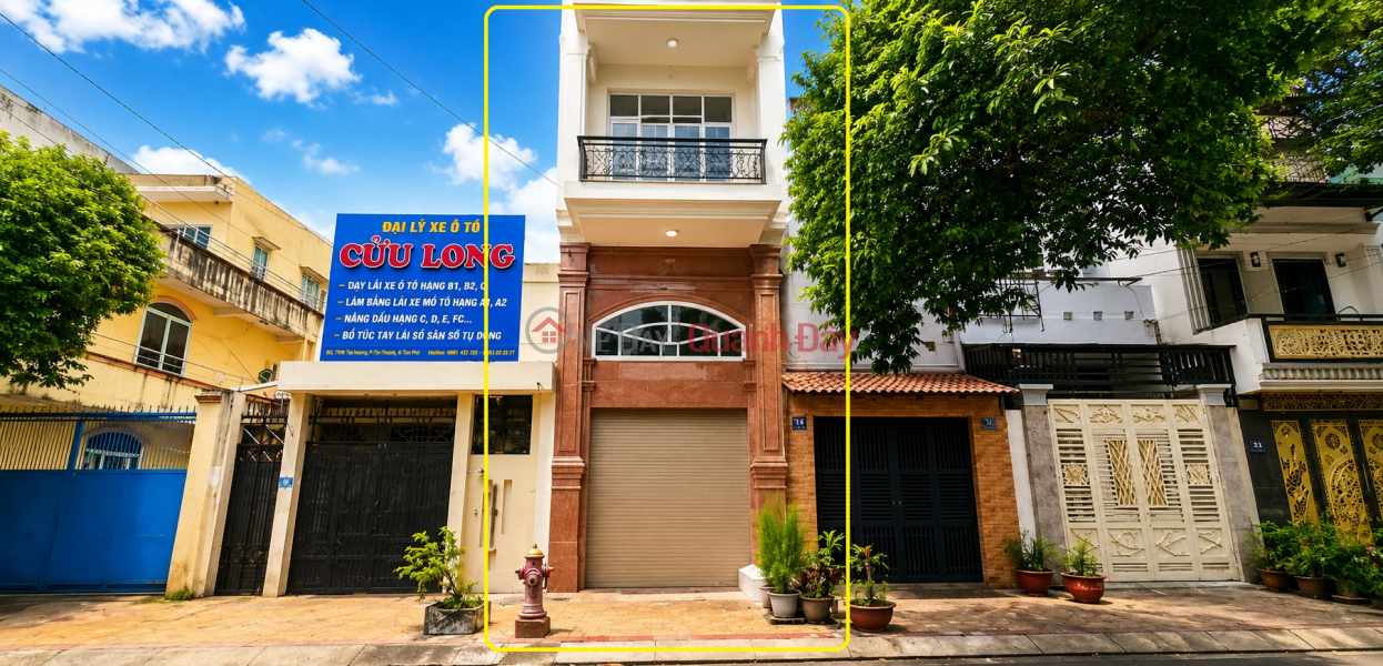 Property Search Vietnam | OneDay | Nhà ở, Niêm yết cho thuê, Cho thuê nhà Mặt Tiền Trần Thủ Độ Q.Tân Phú 65m² 4TẦNG, 24Triệu