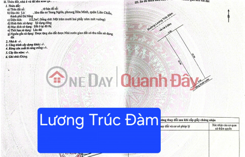 Bán nhà 2 tầng MT đường 10,5 Lương Trúc Đàm - Sát đường Nam Trân _0