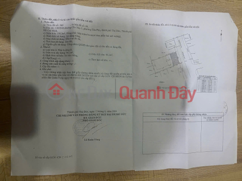 House with frontage on Cau Xay 2 beautiful roads, 12m wide, center of Thu Duc, HCMC _0