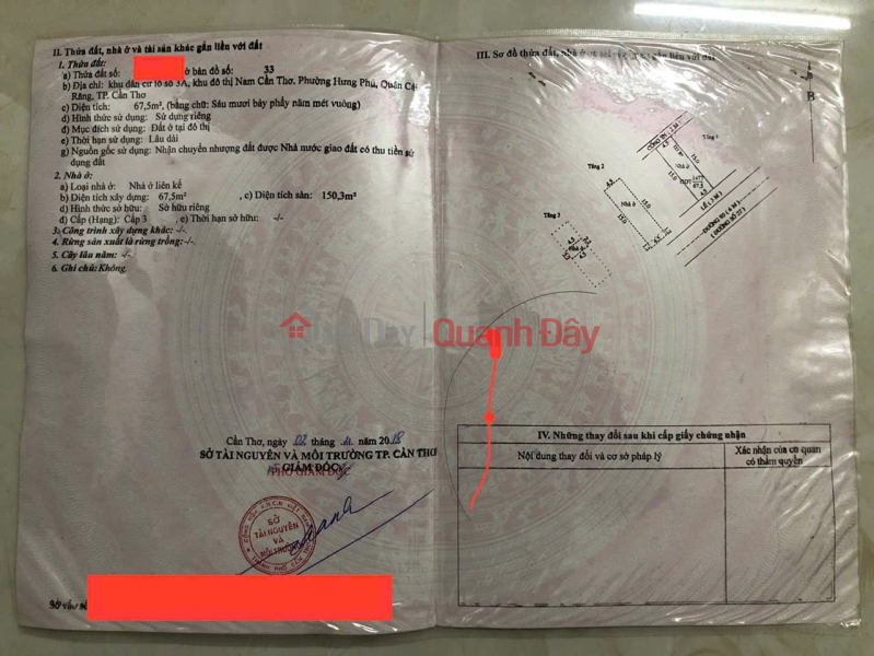 Property Search Vietnam | OneDay | Nhà ở, Niêm yết bán | NHÀ ĐẸP - GIÁ TỐT - Chính Chủ Cần Bán Căn Nhà Đường B5 KDC Hưng Phú 1,phường Hưng Phú, Tp Cần Thơ
