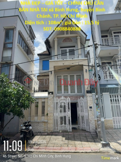 NHÀ ĐẸP – GIÁ TỐT – CHÍNH CHỦ CẦN BÁN NHÀ TẠI xã Bình Hưng, huyện Bình Chánh, TP. Hồ Chí Minh _0