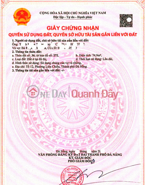 Làm ơn chọn Nhà ở, Niêm yết bán, đ 4,15 tỷ