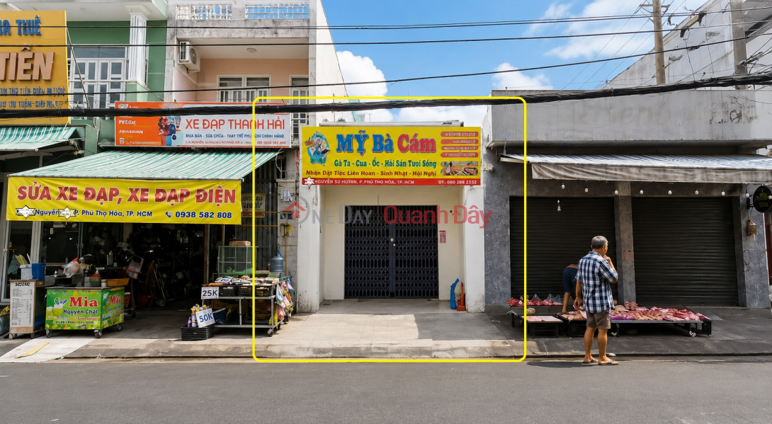 Cho thuê nhà mặt tiền CHỢ TÂN HƯƠNG 76m², 16Triệu - BUÔN BÁN TẤP NẬP Việt Nam | Cho thuê, đ 16 triệu/ tháng