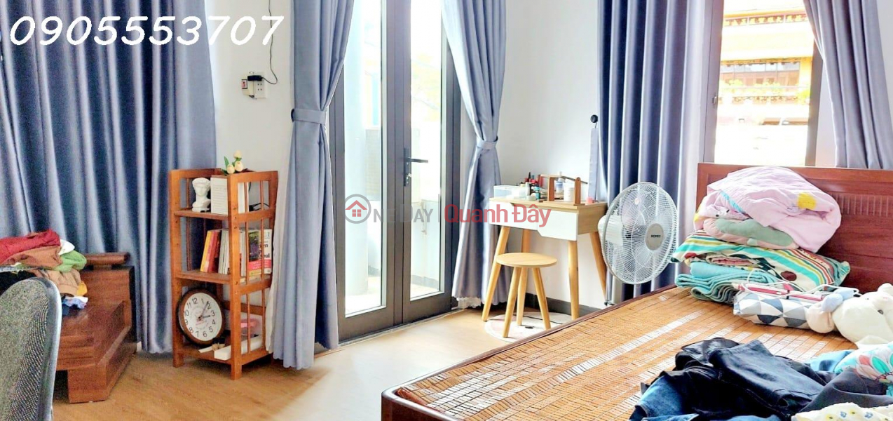 Beautiful house with 3 floors, 2 sides paved with asphalt in NUI THANH, Hai Chau, DN. Walk 10m to the front, Price 2.x billion Sales Listings