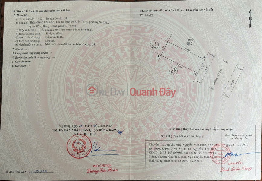 Property Search Vietnam | OneDay | Nhà ở, Niêm yết bán HOT HOT NHÀ ĐẸP- GIÁ TỐT CẦN BÁN NHANH NHÀ TĐC CHỢ HOA QUẢ quận Hồng Bàng, TP Hải Phòng