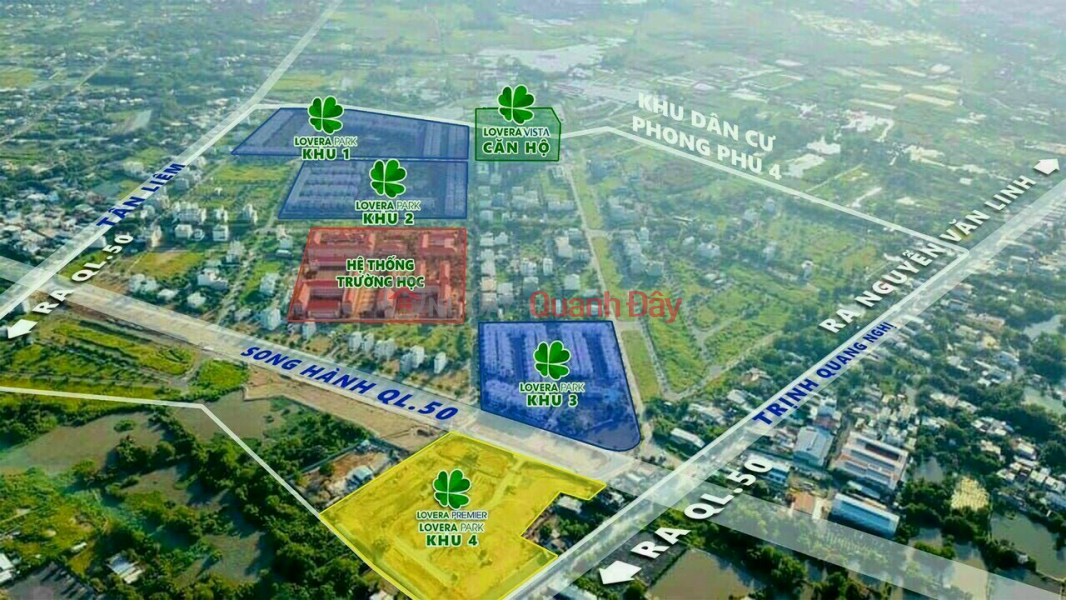 Property Search Vietnam | OneDay | Nhà ở, Niêm yết bán Bán Đất Nền KDC Phong Phú 4 DT 8X20 Đường Rộng 30M Giá Rẻ 48.5 tr 1M2