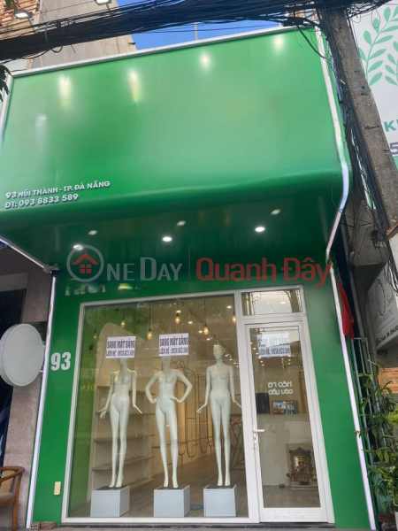 NEED TO BE BUSINESS FASHION SHOP - Address: 93 Nui Thanh - Hai Chau - Da Nang - Area: 120 m2 Rental Listings