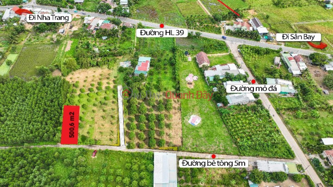 Property Search Vietnam | OneDay | Nhà ở | Niêm yết bán, ĐẤT DÂN CẮT - GIÁ SIÊU ƯU ĐÃI tại Thôn Kinh Tế Mới, Xã Suối Tiên - Diên Khánh! -Lh 0906 359 868