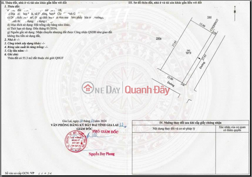 Property Search Vietnam | OneDay | Residential, Sales Listings | Owner needs to sell land in Dek Village, H Bông Commune, Chư Sê District, area 495m2, price only 400 million VND.