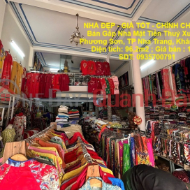 BEAUTIFUL HOUSE - GOOD PRICE - OWNER Urgently Need to Sell House Fronting Thuy Xuong, Phuong Son, Nha Trang City, Khanh Hoa. _0