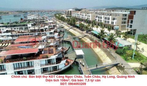 Owner sells villa in Ngoc Chau Port Urban Area, Tuan Chau, Ha Long, Quang Ninh _0