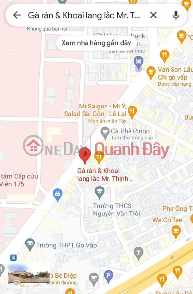 Property Search Vietnam | OneDay | Nhà ở Niêm yết bán, CHÍNH CHỦ Cần Sang Nhượng lại quán GÀ RÁN MR.THỊNH đang kinh doanh tốt tại Q.Gò Vấp - HCM