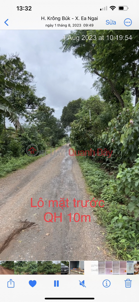 Owner's land 586.9m2, 8m road, Ea Tar commune, Cu Mgar district, Dak Lak province. Contact 0909888117 _0