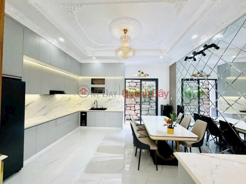 STUNNINGLY BEAUTIFUL 4-STORY HOUSE, LOCATED ON DAO TONG NGUYEN STREET, WITH CAR PARKING AT THE DOOR, LUXURIOUS INTERIOR. | Vietnam Sales đ 9.8 Billion
