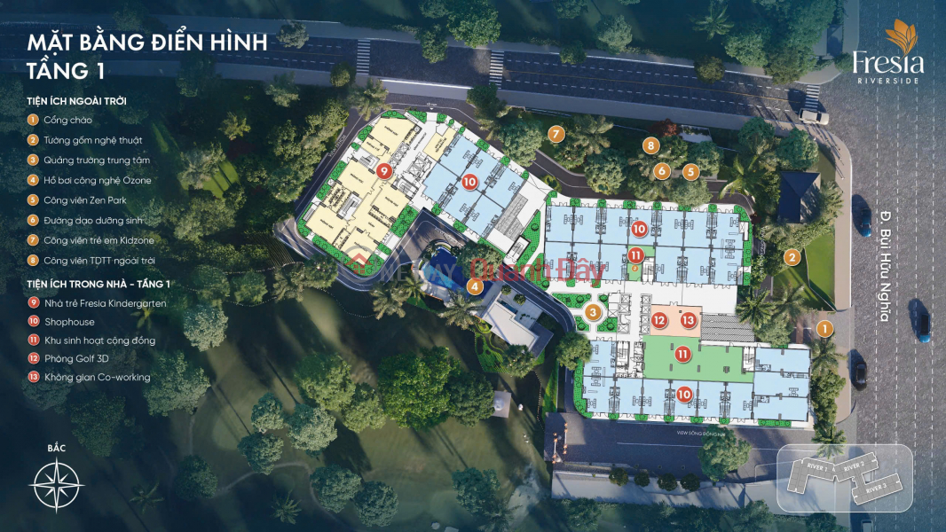 Property Search Vietnam | OneDay | Residential | Sales Listings Only 156 million, own a 2-bedroom river view apartment, adjacent to Aeon Mall Bien Hoa