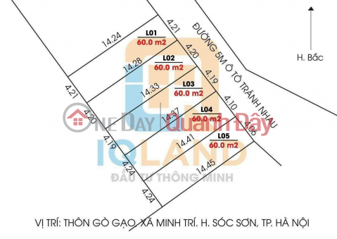 E cần bán mấy lô F0 giá siêu đẹp đường thông 5m view đồng thoáng mát .Đc:Minh Trí, Sóc sơn, Hà nội _0