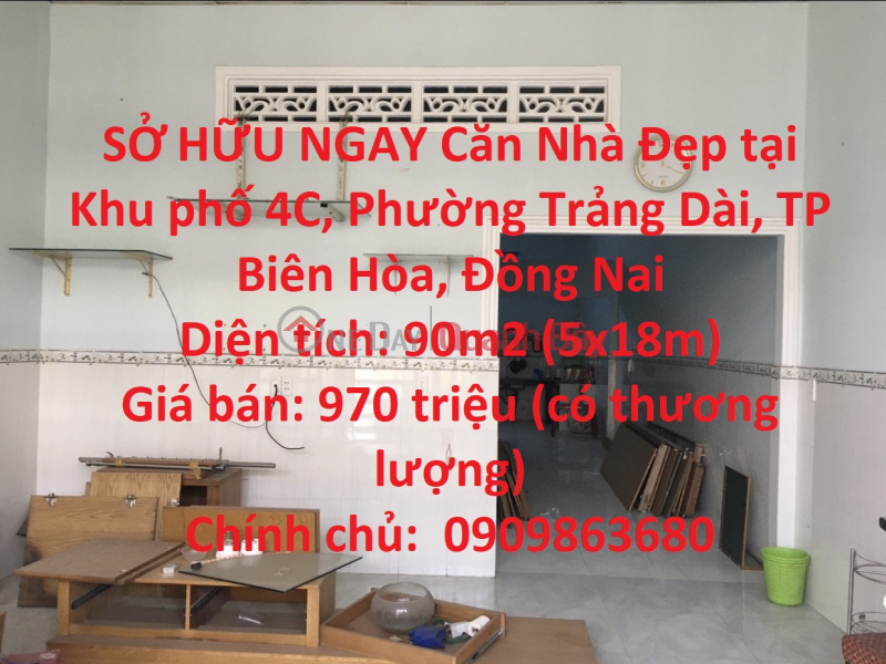 SỞ HỮU NGAY Căn Nhà Đẹp tại TP Biên Hoà Niêm yết bán