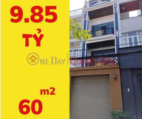 4-storey house Huynh Tan Phat Interior, 60m2, 4m x 15m, Price 9.85 Billion, road in front of house 8m with margin _0