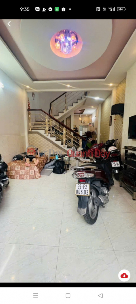 Urgent sale of beautiful house in Pham Van Chieu, Go Vap, only 4.45 billion, 52m2, 2 floors, car alley, no surrounding amenities _0
