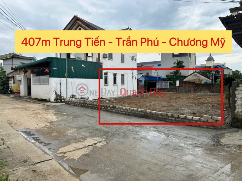 CHÍNH CHỦ BÁN LÔ ĐẤT ĐẸP 407M TẠI TRẦN PHÚ-CHƯƠNG MỸ-HÀ NỘI Niêm yết bán