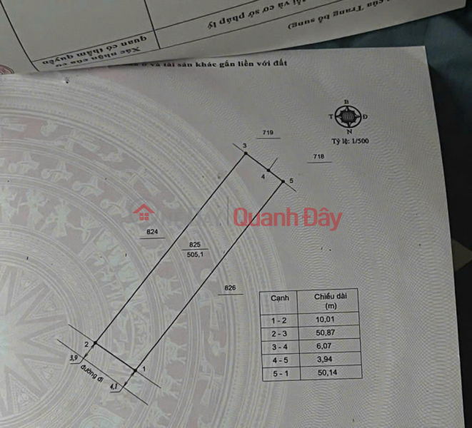 đ 3.5 Billion | FOR SALE 505m2 LAND IN GROUP 32, LIEN NGHIA TOWN, DUC TRONG - LAM DONG