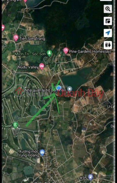 đ 1.5 Billion | Owning a Land Plot in Minh Tri Commune - Asphalt Road - Adjacent to Soc Son Golf Course and Ban Tien Lake (1.5 billion)