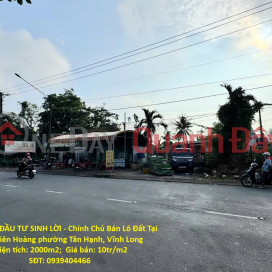 PRIME LAND - PROFITABLE INVESTMENT - Owner Selling Land Plot at Dinh Tien Hoang Street, Tan Hanh Ward, Vinh Long PRIME LAND - PROFITABLE INVESTMENT - Owner Selling Land Plot at Dinh Tien Hoang Street, Tan Hanh Ward, Vinh Long _0