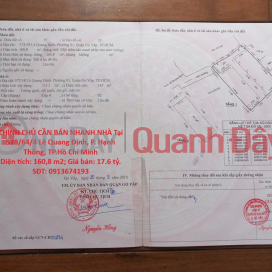 OWNER NEEDS TO SELL HOUSE QUICKLY at Le Quang Dinh Street, Ward 1, Go Vap District, Ho Chi Minh City _0