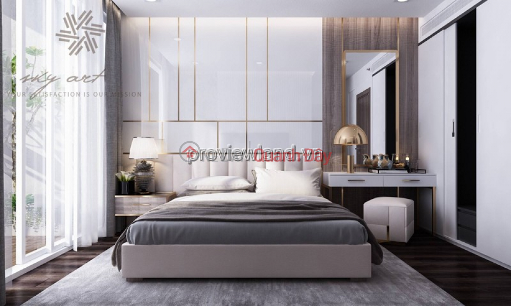 Cho thuê căn hộ cao cấp Serenity Sky Villa Quận 3 123m2 tầng trung, Việt Nam | Cho thuê ₫ 103,5 triệu/ tháng
