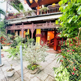 Two-story house for sale - Corner unit with two street frontages and river view in Hoi An. _0