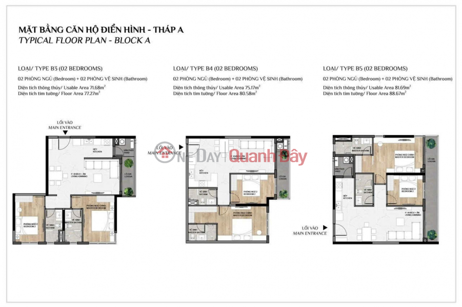 ONLY WITH 100 MILLION OWNER IMMEDIATELY PREMIUM APARTMENT FORM AS BELOW 2PN-2WC),Vietnam Sales đ 3 Billion