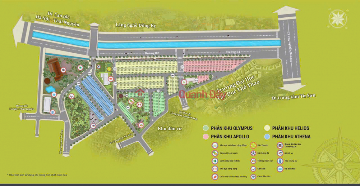 LAND - AROMA TRANG HA URBAN AREA - TU SON CENTER - BAC NINH - PRICE ONLY 2xx BILLION\\/LOT | Vietnam | Sales | đ 2.6 Billion