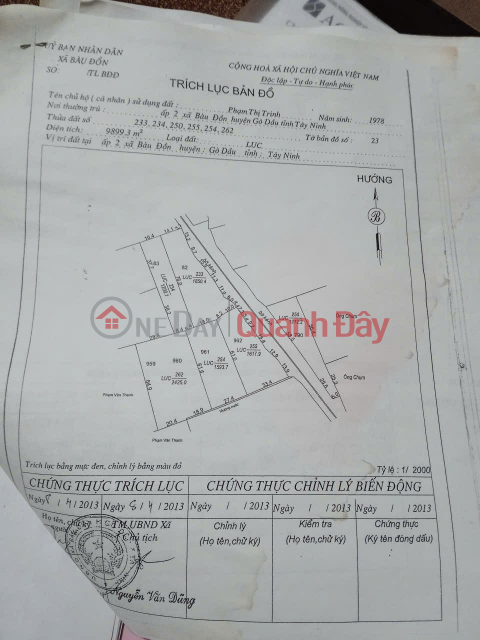 OWNER'S LAND - GOOD PRICE - Location: Hamlet 2, Bau Don Commune, Go Dau District, Tay Ninh _0
