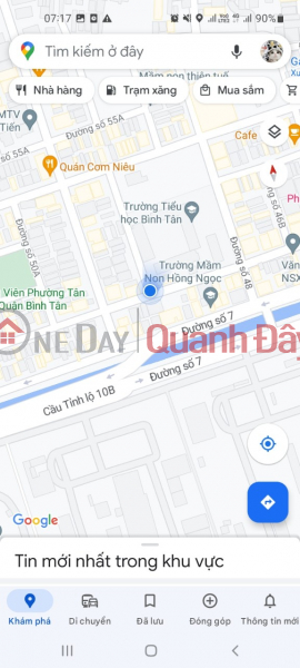 đ 9,8 tỷ Nhà 100m2 mt ngang 5m Trần Văn Giàu đối diện cổng TRƯỜNG 9.8 Tỷ