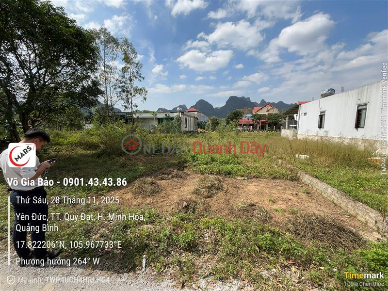 Property Search Vietnam | OneDay | Residential, Sales Listings, Looking for a new owner for a beautiful plot of land in Yen Thang Village, Yen Hoa Commune, Minh Hoa District.