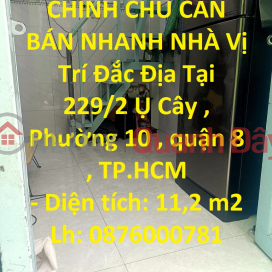 OWNER NEED TO SELL QUICKLY HOUSE Prime Location In District 8, Ho Chi Minh City _0