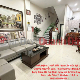 NHÀ ĐẸP CC- GIÁ TỐT -Bán Căn Góc Tại 114, Đường Nguyễn Lam, Phường Phúc Đồng, Quận Long Biên, Hà Nội (Gần _0