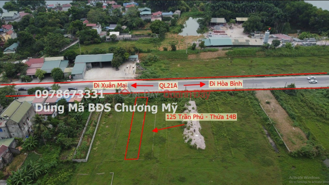 PRICE ONLY 2TY6 TO OWN BEAUTIFUL LOT OF LAND IN TRAN PHU-CHUONG MY-HANOI Sales Listings