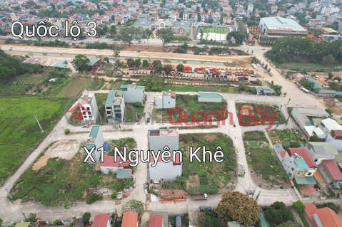 Khu đất đấu giá X1 Nguyên Khê Đông Anh đường 20m , view kênh Đào và QL3 chỉ 6xtr _0