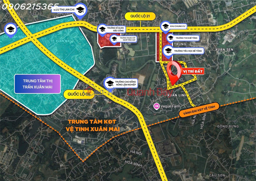 Property Search Vietnam | OneDay | Residential, Sales Listings | Our company is selling more than 20 subdivided plots of land in Xuan Mai with investment prices starting from only 1.x billion.