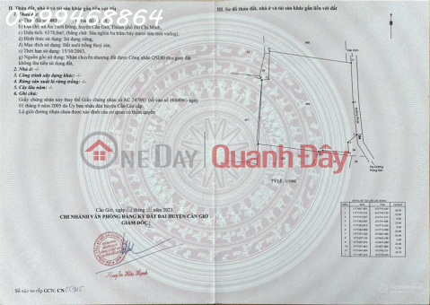 Urgent sale of beautiful land at the lowest price in An Thoi Dong area, Can Gio - 6,378m2 _0