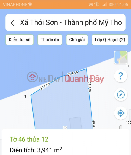 ĐẤT ĐẸP - GIÁ TỐT - Chính Chủ Cần Bán Nhanh Lô Đất Xã Thới Sơn, Tp Mỹ Tho, Tiền Giang, Việt Nam Bán | đ 14,5 tỷ