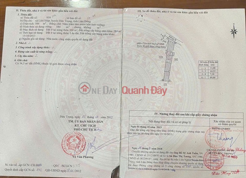 BEAUTIFUL HOUSE - GOOD PRICE - House for sale on National Highway 27, Lien Hiep Commune, Duc Trong District, Lam Dong Sales Listings