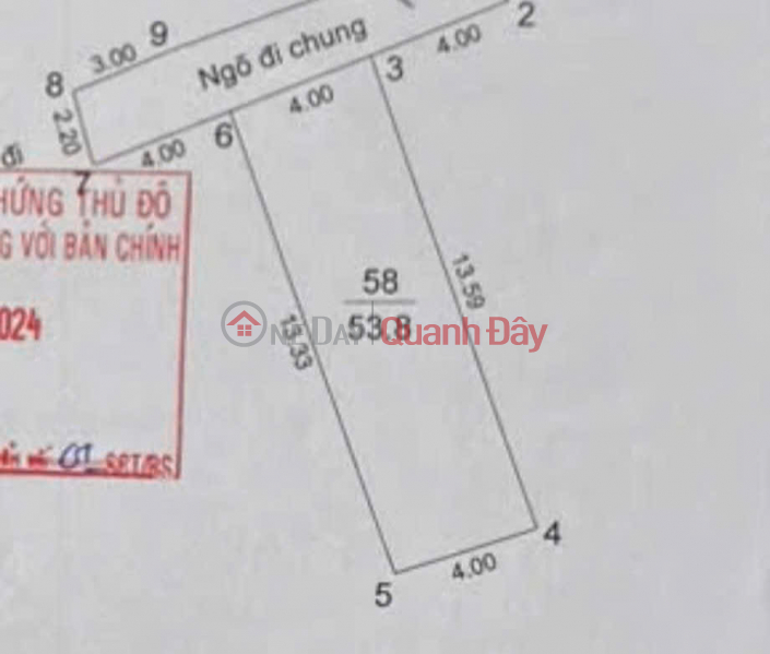 LAND FOR SALE IN PHU THUONG, 53M2, FRONTAGE 4M, NEIGHBORS OF CIPUTRA, PRICE OVER 7 BILLION Sales Listings