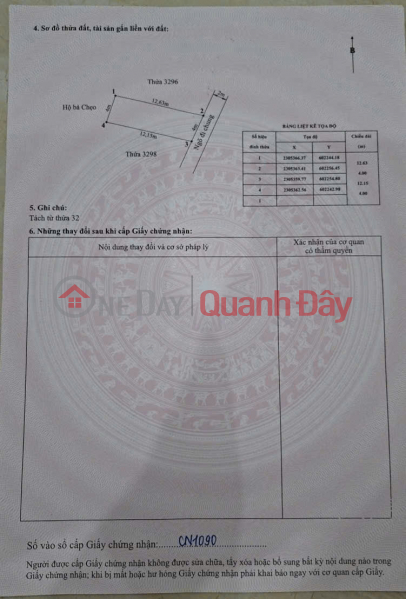 Property Search Vietnam | OneDay | Nhà ở, Niêm yết bán, ĐẤT CHÍNH CHỦ - GIÁ TỐT - Bán đất vị trí đẹp ngõ 192 Hàng Tổng, Thông TDC Điểm 4, Đằng Hải