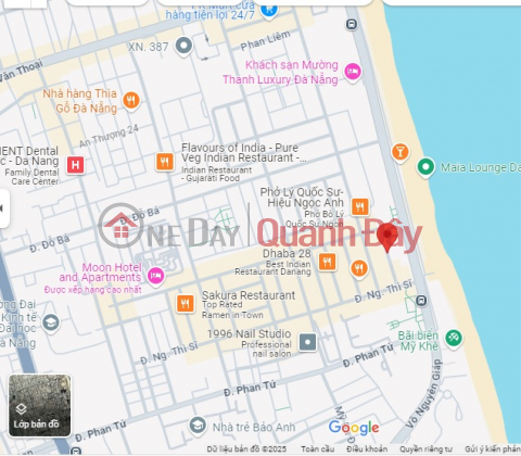 ► Hotel for sale, An Thuong 1 Frontage, Walking Street, near My Khe Beach, 80m2, 7 floors, 16 business rooms _0