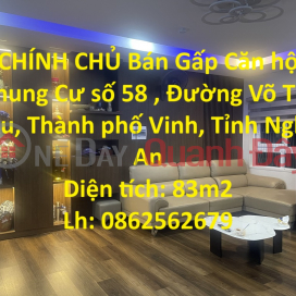GUYS Urgent Sale Kim Truong Thi Apartment, At Vo Thi Sau Street, Vinh City, Nghe An _0
