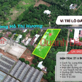 Land for sale 21x86m frontage Ho Thi Huong street, adjacent to Long Khanh city 300 meters _0