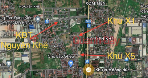 Bán Lô Đất Đấu Giá 88m² Tại X5 Nguyên Khê, Đông Anh giá siêu hấp dẫn _0